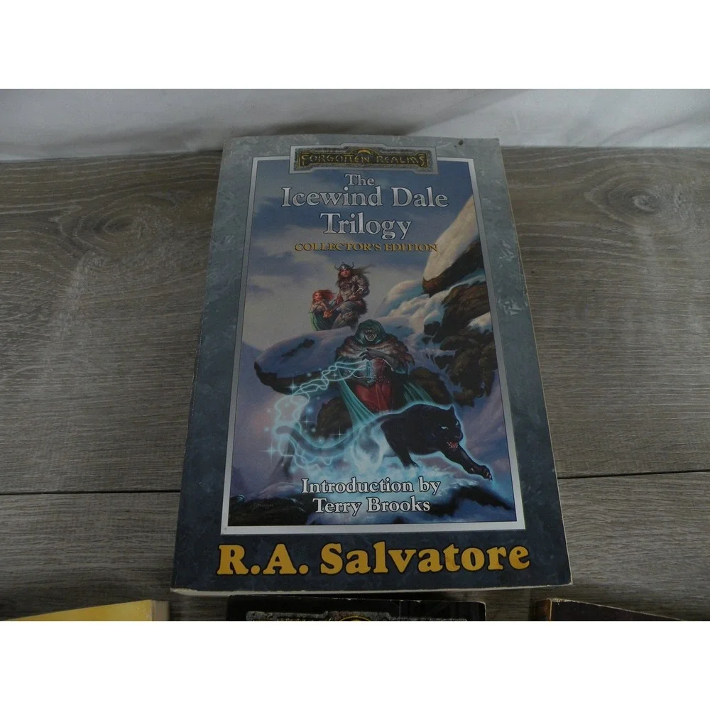 Forgotten Realms Book Lot: Icewind Dale Trilogy CE, Avatar Trilogy, Wyvern's
